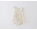 【66-90cm】ロンパース ベビー 肩リボン 小花柄 - 画像 (12)