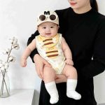 【66-90cm】ロンパース ベビー 可愛い ノースリープ - 画像 (3)