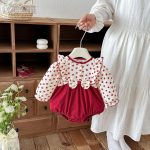 【66-90cm】ロンパース ベビー フラワー キュート - 画像 (8)