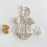 【66-90cm】ロンパース ベビー フラワー プリンセス - 画像 (10)