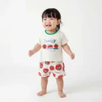【80-120cm】セットアップ ベビー トマトプリント お出かけに - 画像 (8)