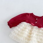 【66-90cm】ロンパース ベビー ケーキ チュール - 画像 (9)