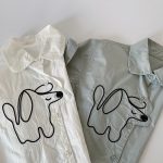 【90-140cm】半袖シャツ キッズ 刺繍 ドッグ - 画像 (5)