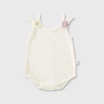 【66-90cm】ロンパース ベビー キャミフラワー かわいい - 画像 (3)