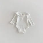 【66-90cm】ロンパース ベビー フリル襟 シンプル - 画像 (18)