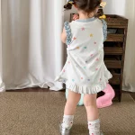 【73-110cm】ワンピース ベビー フリル カートゥーン - 画像 (24)