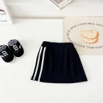 【80-130cm】セットアップ ベビー リボン スカート シンプル - 画像 (15)