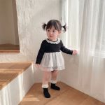 【66-90cm】ロンパース ベビー レース襟 チュール - 画像 (12)