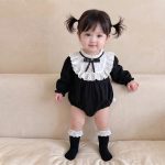 【66-90cm】ロンパース ベビー リボン プリンセス - 画像 (5)