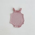 【66-90cm】ロンパース ベビー フリル キャミソール - 画像 (9)