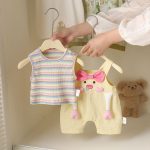 【73-100cm】サロペット＆シャツ ベビー 可愛い おしゃれ - 画像 (6)