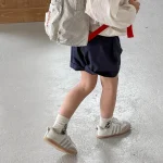 【80-130cm】ショートパンツ 女の子 バイカラー カジュアル - 画像 (19)