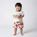 【80-120cm】セットアップ ベビー トマトプリント お出かけに - 画像 (13)