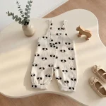 【66-110cm】サロペット ベビー 小花柄or犬柄 かわいい - 画像 (16)