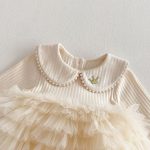 【66-90cm】ロンパース ベビー プリンセス チュール - 画像 (12)