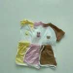 【73-100cm】セットアップ ベビー バイカラー 動物柄 - 画像 (11)