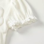 【66-90cm】ロンパース ベビー 柔らかリブ キュート - 画像 (5)