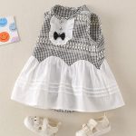 【66-90cm】ロンパース ベビー チェック プリンセス - 画像 (6)