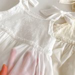 【73-90cm】ロンパース ベビー リボン 無地 - 画像 (7)