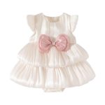 【59-90cm】ロンパース ベビー 蝶結び付き かわいい - 画像 (7)