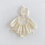 【66-90cm】ロンパース ベビー レース プリンセス - 画像 (4)