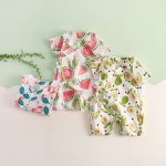 【66-90cm】ロンパース ベビー ジューシー フルーツ