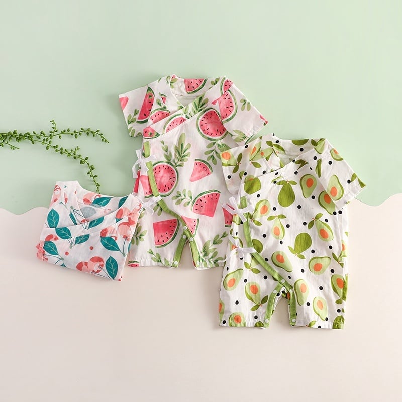 600b59e8a607b4c4186cad67d6dea04c.jpg 【66-90cm】ロンパース ベビー ジューシー フルーツ - 画像 (1)