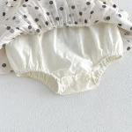 【66-90cm】ロンパース ベビー ドット ワンピース風 - 画像 (16)