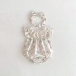 【66-130cm】ロンパースorワンピース ベビー 姉妹服 フラワー柄 - 画像 (8)