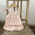 【66-100cm】セットアップ ベビー キャミ 小花柄 - 画像 (12)
