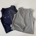 【90-140cm】タンクトップ キッズ ボーダー 切り替え - 画像 (8)