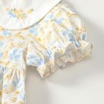 【80-110cm】ワンピース ベビー フラワー 総柄 - 画像 (6)