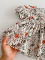 【66-100cm】セットアップ ベビー フリル 小花柄 - 画像 (21)