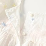 【66-90cm】ロンパース ベビー 蝶結び パフスリーブ - 画像 (5)