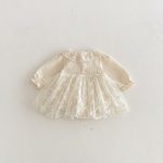 【66-90cm】ロンパース ベビー レース プリンセス - 画像 (6)