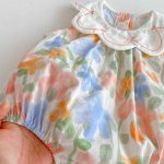 【66-90cm】ロンパース ベビー カラフル フラワー - 画像 (13)