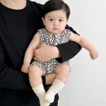 【66-90cm】ロンパース ベビー ヒョウ柄 ノースリープ - 画像 (4)