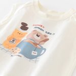 【73-110cm】トップスorパンツ ベビー クマ柄 ノースリーブ - 画像 (7)