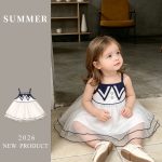 【73-100cm】キャミワンピース ベビー プリンセス シンプル - 画像 (3)