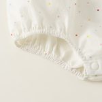 【66-90cm】ロンパース ベビー ハート ドット フリル - 画像 (9)