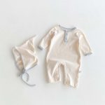 【66-90cm】ロンパース ベビー カラーバリ 無地 - 画像 (3)