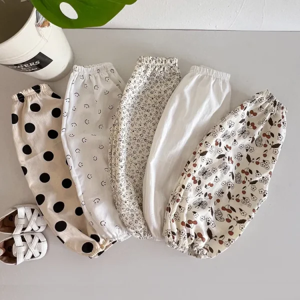 【73-100cm】パンツ ベビー ドットor小花柄 ゆったり