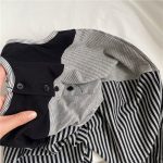 【80-130cm】オールインワン 女の子 ストライプ ジャンプスーツ - 画像 (9)
