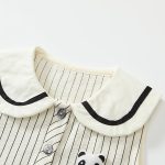 【66-73cm】ロンパース ベビー パンダ ストライプ - 画像 (5)