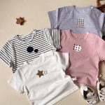 【66-100cm】半袖Tシャツ ベビー プリント 韓国風 - 画像 (8)