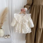 【66-90cm】ロンパース ベビー プリンセス風 レース - 画像 (3)