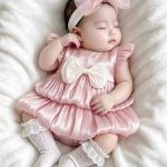 【59-90cm】ロンパース ベビー 蝶結び付き かわいい - 画像 (5)
