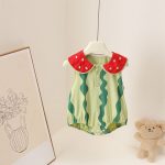 【66-90cm】ロンパースorサロペット ベビー スイカ - 画像 (4)