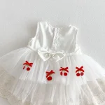 【66-90cm】ロンパース ベビー チェリー ノースリープ - 画像 (10)