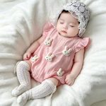 【66-90cm】ロンパース ベビー 可愛い フリル